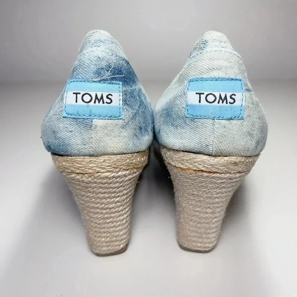 Toms Tie Dye Denim Espadrille
